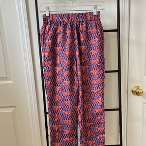 J CREW COLLECTION SILK PANTS 00